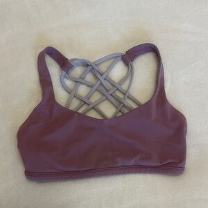 Lululemon Free to be Wild Sports Bra Mauve